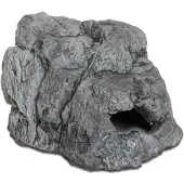 CeramicNature aquariumdecoratie steen 18 cm polyester grijs