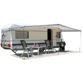 Eurotrail universele caravanluifel 380 x 240 cm polyester grijs