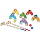 Disney croquetspel Mickey Mouse junior 55 cm hout 10 delig