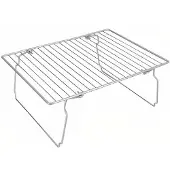 Metaltex serviesrekje Megatotem 37 x 27 cm metaal zilver