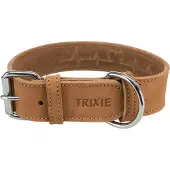Trixie Leather Oiled Rustic Heartbeat Hondenhalsband