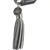 Trixie halsband hond active comfort voor windhonden leer petrol