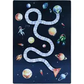 Muratap Play vloerkleed kinderkamer space numbers laagpolig 140x200 cm