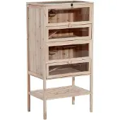 PawHut Knaagdierenkooi dennenhout 60 x 40 x 120 cm