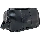 Douglas Accessoires - Leer Zwart Lak Toilettassen