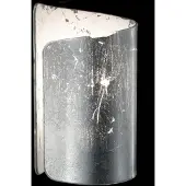 Selene Wandlamp PAPIRO, dimbaar, alu / grijs / zink, Woon-/ Eetkamer, Glas, Modern, wandlamp