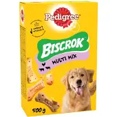 Pedigree 3x Koek Multi Biscrok Kip/Rund/Merg 500g