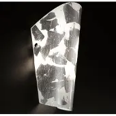 Selene Wandlamp Bloom, dimbaar, alu / grijs / zink, Hal, Glas, Modern, wandlamp