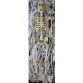 Amscan decoratieskelet levensgroot 165 cm beige