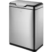EKO - Touch Pro recycler 20+20 ltr, EKO - Stainless steel Plastic - mat RVS