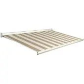 Domasol Knikarmscherm F10 - Antraciet - Doek D513 - Handmatig - Uv-bestendig - 300x250cm