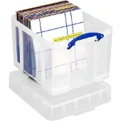 Really Useful Box transparante opbergbox 35 liter XL