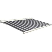 Domasol Knikarmscherm F10 - Antraciet - Doek D414 - Handmatig - Uv-bestendig - 450x300cm