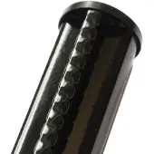 Giardino Metalen Tuinpaal - Profielpaal - Zwart - D48mm X 200cm