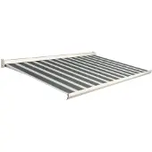 Domasol Knikarmscherm F10 - Antraciet - Doek D408 - Handmatig - Uv-bestendig - 350x250cm