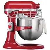 KitchenAid Professionele keukenmachine in rode kleur, met een inhoud van 6,9 liter, model 5KSM7990XEER