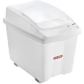 ARAVEN transparante ingrediëntenbak met wielen 80ltr
