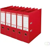 Esselte Ordner Vivida No.1 multipack 75mm A4 5 stuks rood