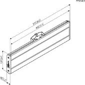 Vogel's PFB 3405 B interface bar 515mm black