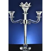Nee Luxe Kristallen Kandelaar 3-Arms – Elegante Kaarsenhouder met Facetgeslepen Kristal | Model 060
