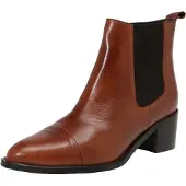 Bianco Chelsea boots 'Carol' kastanjebruin