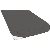 Kayori Topper Hoeslaken Shizu Antracite (Percal)-120 x 200 cm