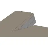 Kayori Split Topper Hoeslaken Shizu Taupe (Percal)-210 x 220 cm