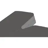 Kayori Split Topper Hoeslaken Shizu Antracite (Percal)-210 x 220 cm