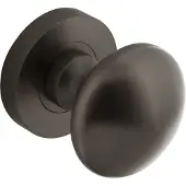 Intersteel Deurknop rond op rozet antracietgrijs