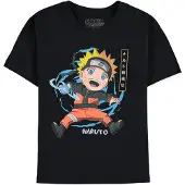 Difuzed Naruto - Naruto Print Kinder T-shirt - Kids 170 - Zwart