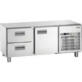 Bartscher Onderbouw-koelwerkbank 1400T1S2 - 110903