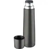 Isosteel RVS thermosfles 0,9 liter donkergrijs