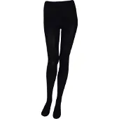 Sarcia.eu Zwarte panty met reliëfpatroon / S-M