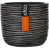 Capi Europe Bloempot Nature-Rib Zwart D 23,4 H 20,9 Cm