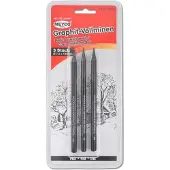 Meyco Grafiet potloden houtloos - 3 stuks