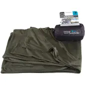 Cocoon - Coolmax Travel Blanket - Deken 180 x 140 cm, olijfgroen
