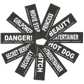 Julius-K9 Set Labels voor Powerharness - Small tekst: BEACH BOY