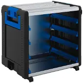 SORTIMO WorkMo Module – 8 rails voor koffers en metalen kisten – Modulair systeem