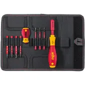 Wiha 41233 Schroevendraaierset VDE 10-delig Plat, Pozidriv, Plus/minus