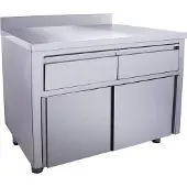 Saro Schuifdeurkast - 2 Lades 1200x700mm Met Opstand, 700-2305