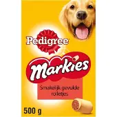Pedigree 6x Markies - Smakelijke Vleesrolletjes - 500g
