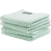 DDDDD vaatdoek Basic pastel groen 4st groen Katoen Schoonmaakdoek