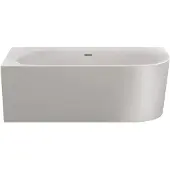 Xenz Fay half vrijstaand hoekbad 180x80 cm links wit