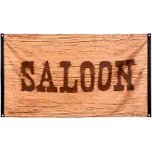 Boland Saloon Banner - Wild West Party