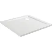 Mueller Luxe douchebak vierkant acryl 90x90x4cm wit