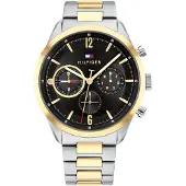 Tommy Hilfiger Analoog horloge goud / zwart / zilver