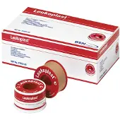 Leukoplast 9.2m X 2.5cm Huidskleur 12st