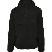 Brandit Fleece jas 'Teddyfleece Worker' zwart