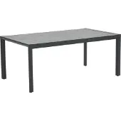 Garden Impressions Gosford dining tuintafel 180x100cm carbon black