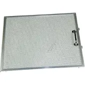 Bauknecht metalen filter, artikelnummer 481948048172, afmetingen 305x266x22 mm